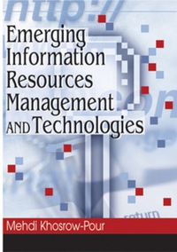 Imagen de portada: Emerging Information Resources Management and Technologies 9781599042862