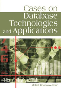 表紙画像: Cases on Database Technologies and Applications 9781599043999