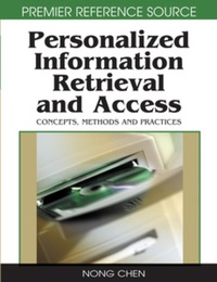 Imagen de portada: Personalized Information Retrieval and Access 9781599045108