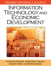 صورة الغلاف: Information Technology and Economic Development 9781599045795