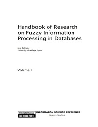 Cover image: Handbook of Research on Fuzzy Information Processing in Databases 9781599048536