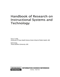 Imagen de portada: Handbook of Research on Instructional Systems and Technology 9781599048659