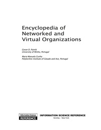 Cover image: Encyclopedia of Networked and Virtual Organizations 9781599048857