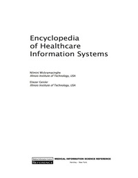 Cover image: Encyclopedia of Healthcare Information Systems 9781599048895