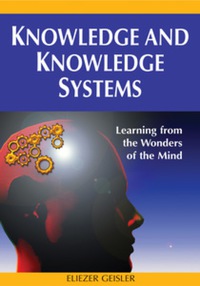 Cover image: Knowledge and Knowledge Systems 9781599049182
