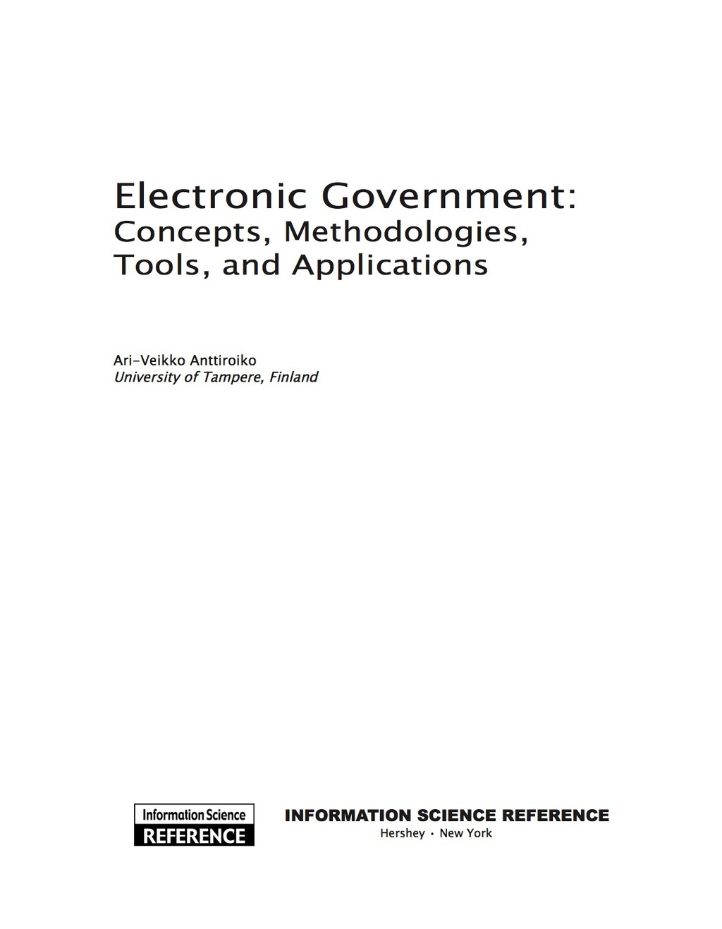 Electronic Government