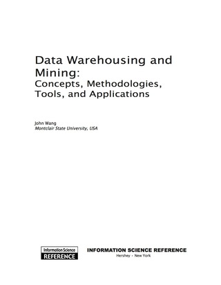 Imagen de portada: Data Warehousing and Mining 9781599049519