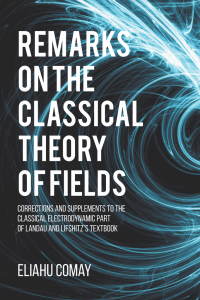 Imagen de portada: Remarks on The Classical Theory of Fields 9781599426396