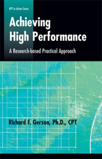 Cover image: Achieving High Performance: A Research-based Practical Approach 1st edition