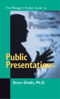 Cover image: Manager's Pocket Guide to Public Presentations, The 1st edition