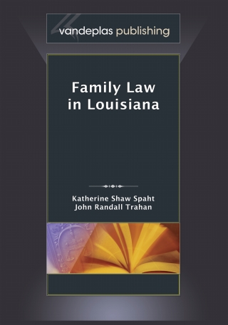 Imagen de portada: Family Law in Louisiana 1st edition 9781600420733