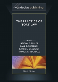 Cover image: The Practice of Tort Law 3rd edition 9781600421723