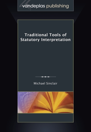 Omslagafbeelding: Traditional Tools of Statutory Interpretation 1st edition 9781600422119