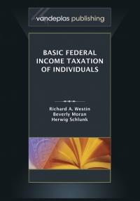Omslagafbeelding: Basic Federal Income Taxation of Individuals 1st edition 9781600422102