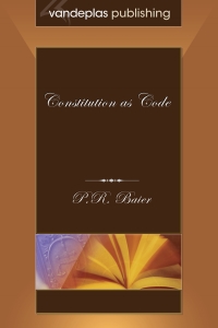 Imagen de portada: The Constitution as Code 1st edition 9781600422553