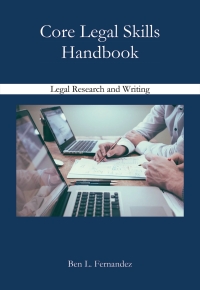 صورة الغلاف: Core Legal Skills Handbook: Legal Research and Writing 1st edition 9781600425172