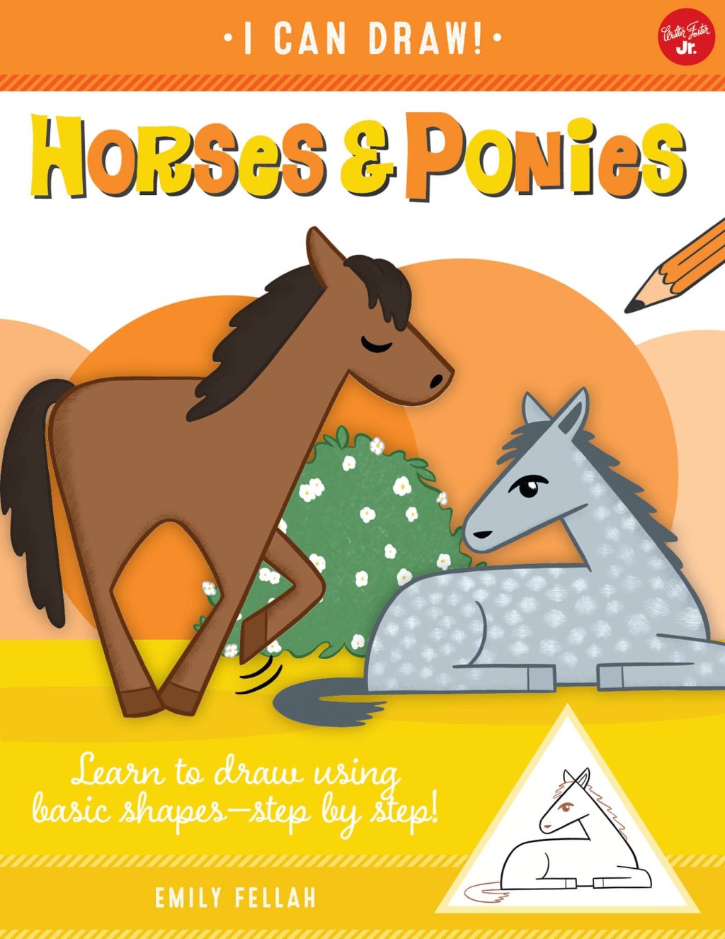 Horses & Ponies Learn to draw using basic shapes–step by step!