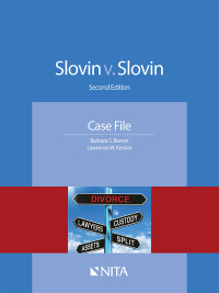 صورة الغلاف: Slovin v. Slovin 2nd edition 9781601564818