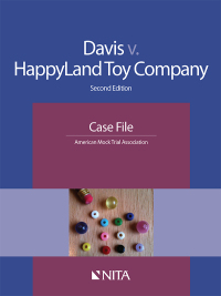 Cover image: Davis v. HappyLand Toy Company 2nd edition 9781601565020