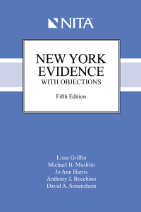 Cover image: New York Evidence with Objections 5th edition 9781601567710