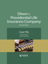 Imagen de portada: Dixon v. Providential Life Insurance Co. 7th edition 9781601567994
