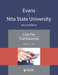 Cover image: Evans v. Nita State University 2nd edition 9781601568014