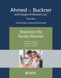 Cover image: Ahmed v. Buckner and Cooper & Stewart, LLC 3rd edition 9781601568434