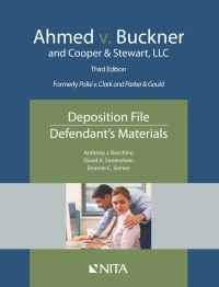 Cover image: Ahmed v. Buckner and Cooper & Stewart, LLC 3rd edition 9781601568472