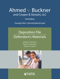 Titelbild: Ahmed v. Buckner and Cooper & Stewart, LLC 3rd edition 9781601568472