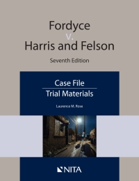 Cover image: Fordyce v. Harris and Nelson 7th edition 9781601568786