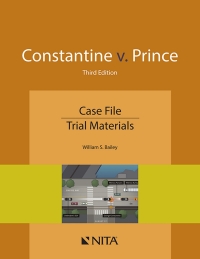 Cover image: Constantine v. Prince 3rd edition 9781601568960