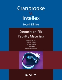 Cover image: Cranbrooke v. Intellex 4th edition 9781601569042