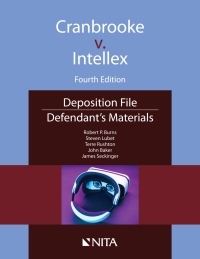 Cover image: Cranbrooke v. Intellex 4th edition 9781601569080