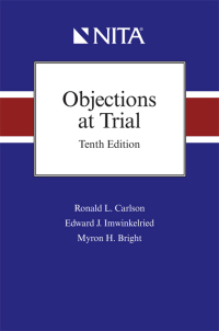 Cover image: Objections at Trial 10th edition 9781601569202