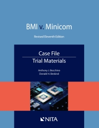 表紙画像: BMI v. Minicom, Case File, Trial Materials 11th edition 9781601569837
