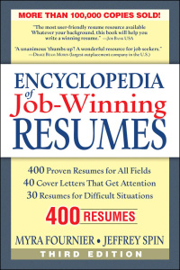 Omslagafbeelding: Encyclopedia of Job Winning Resumes, Third Edition 3rd edition 9781564148711