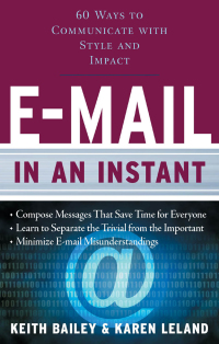 Cover image: E-mail In An Instant 9781601630179