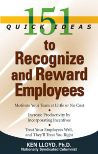 Omslagafbeelding: 151 Quick Ideas to Recognize and Reward Employees 9781564149459