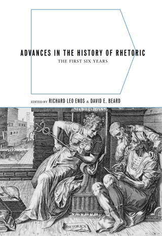 Cover image: Advances in the History of Rhetoric 9781602350250