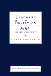 Cover image: Teaching as Believing 9781932792034