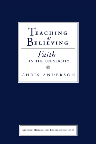Cover image: Teaching as Believing 9781932792034