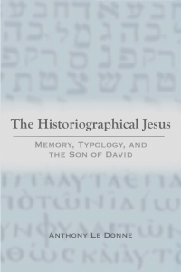 صورة الغلاف: The Historiographical Jesus 9781602580657