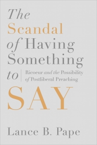 Cover image: The Scandal of Having Something to Say 9781602585287