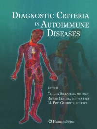 表紙画像: Diagnostic Criteria in Autoimmune Diseases 9781603272841