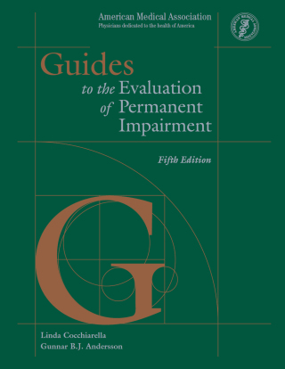 Imagen de portada: Guides to the Evaluation of Permanent Impairment 5th edition 9781579470852