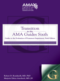 表紙画像: Transition to the AMA Guides Sixth 9781603591102