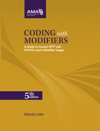 Cover image: Coding With Modifiers 5th edition 9781603598934