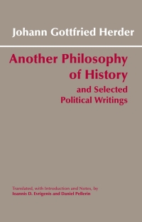 Cover image: Another Philosophy of History and Selected Political Writings 9780872207158