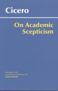 Cover image: On Academic Scepticism 9780872207745