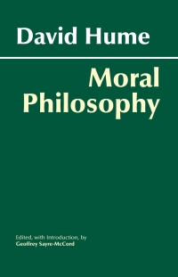 表紙画像: Hume: Moral Philosophy 9780872205994